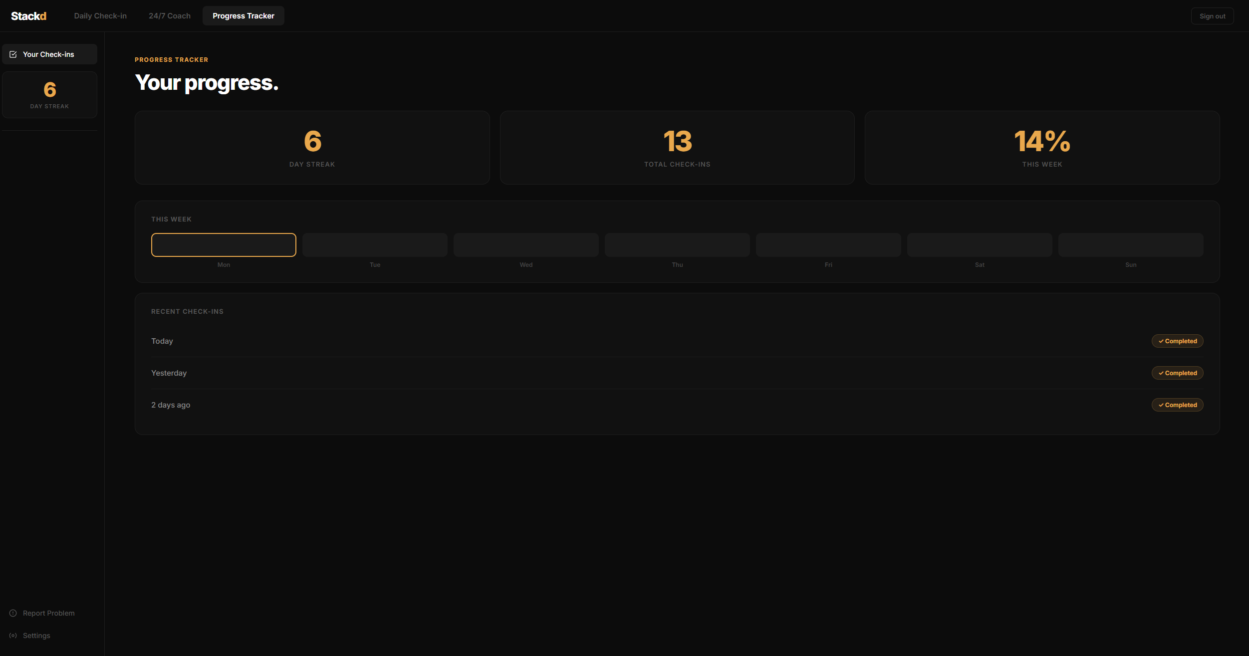 Progress Tracker